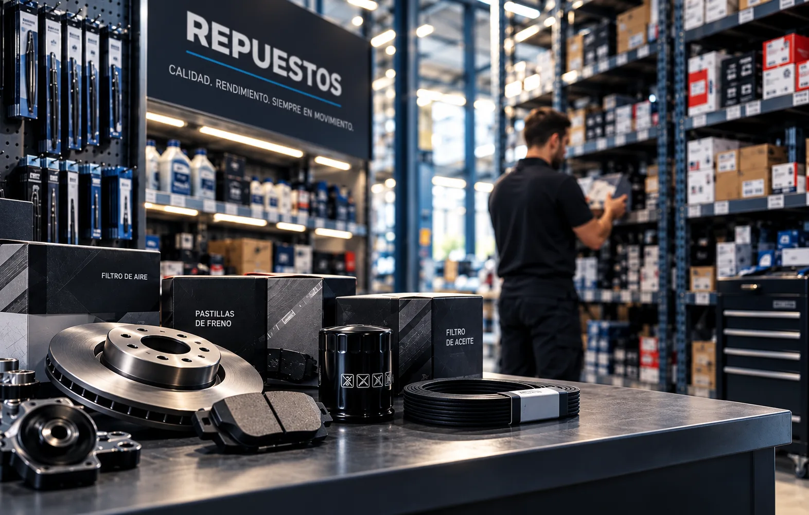 Depósito de repuestos de Asisteer
